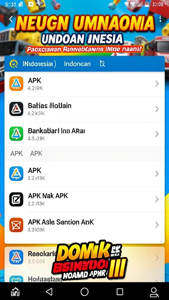 Tampilan menu yang mudah dinavigasi dan user-friendly.