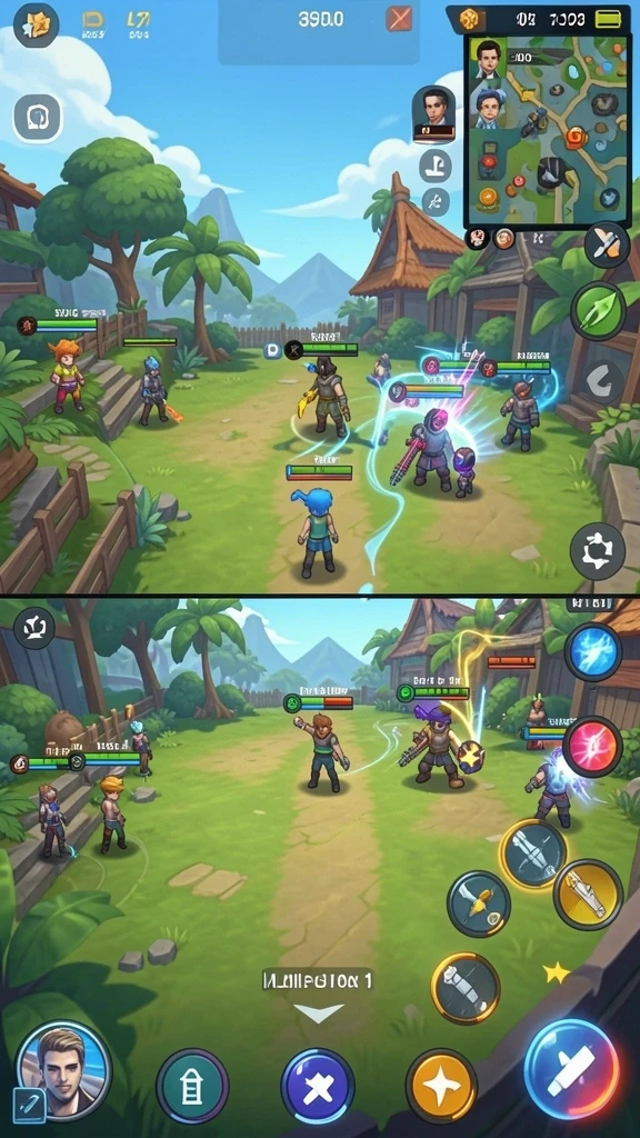 Level penuh tantangan dengan rintangan menarik.