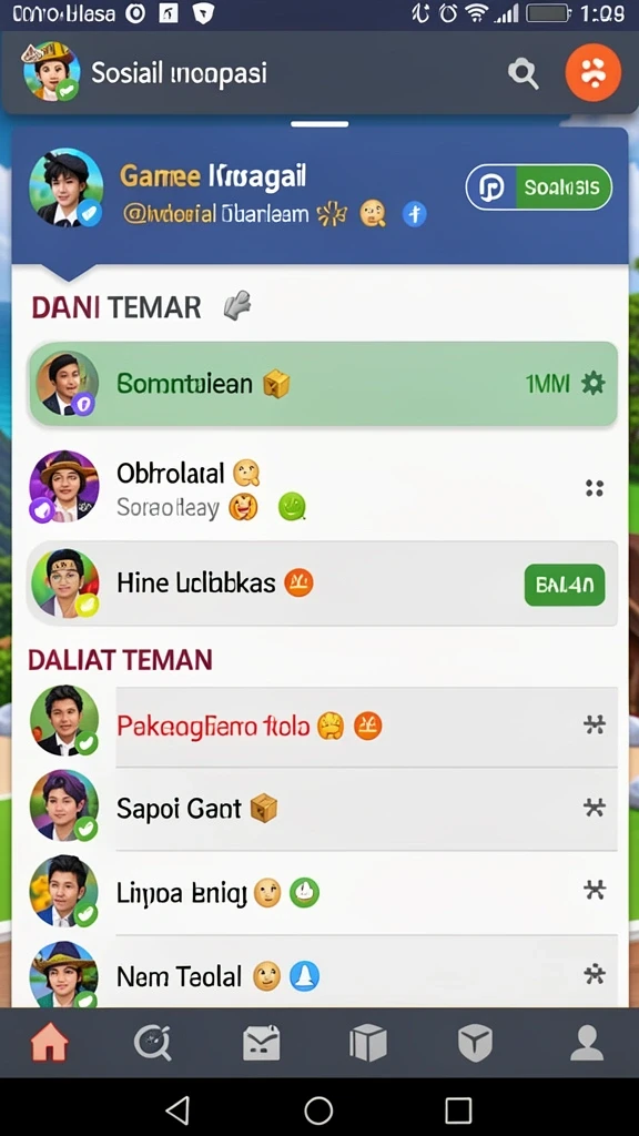 Karakter yang dapat disesuaikan dengan mudah.