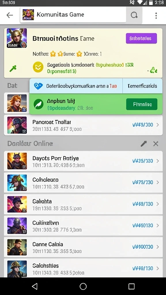 Screenshot karakter karakter unik dalam BETMAN138.