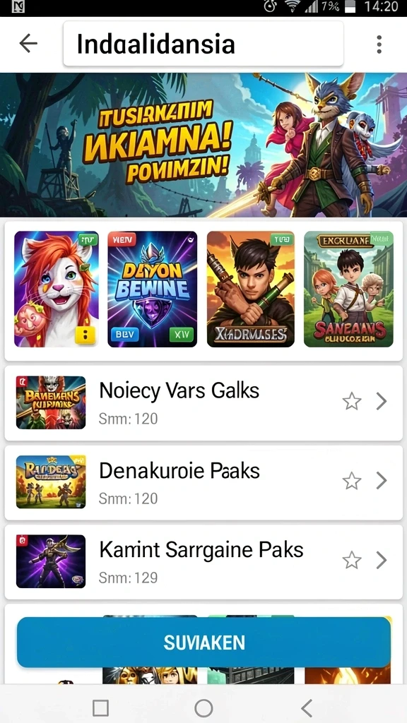 Karakter yang variatif dengan kemampuan unik.