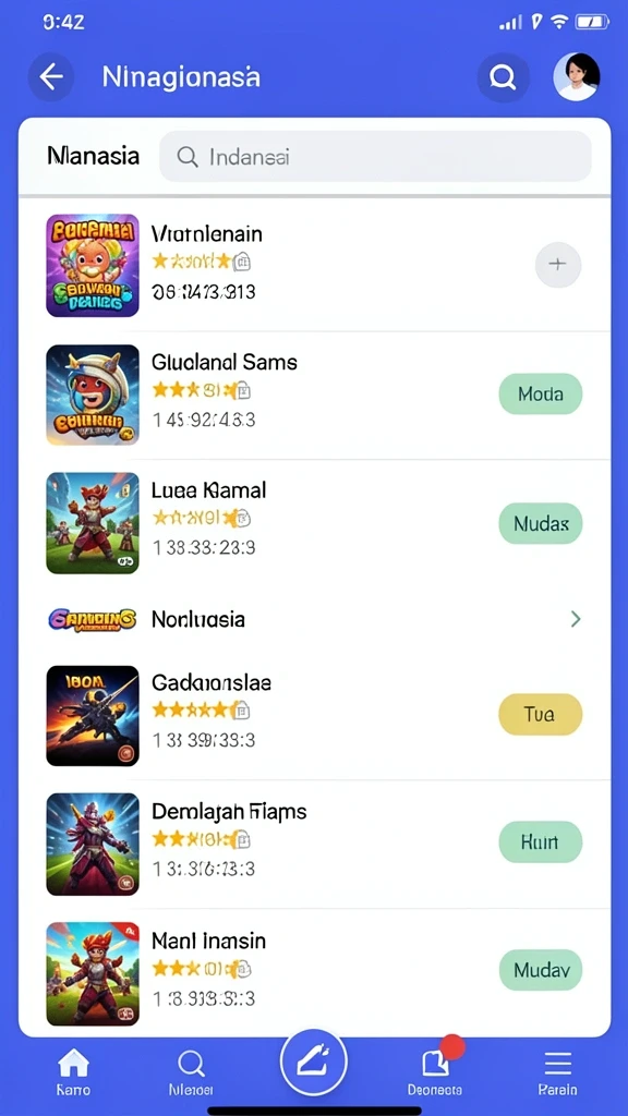 Tampilan utama aplikasi DREAMPLAY77 yang menarik.
