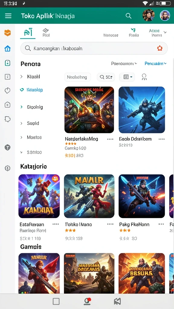 Level tantangan yang seru dan mendebarkan.