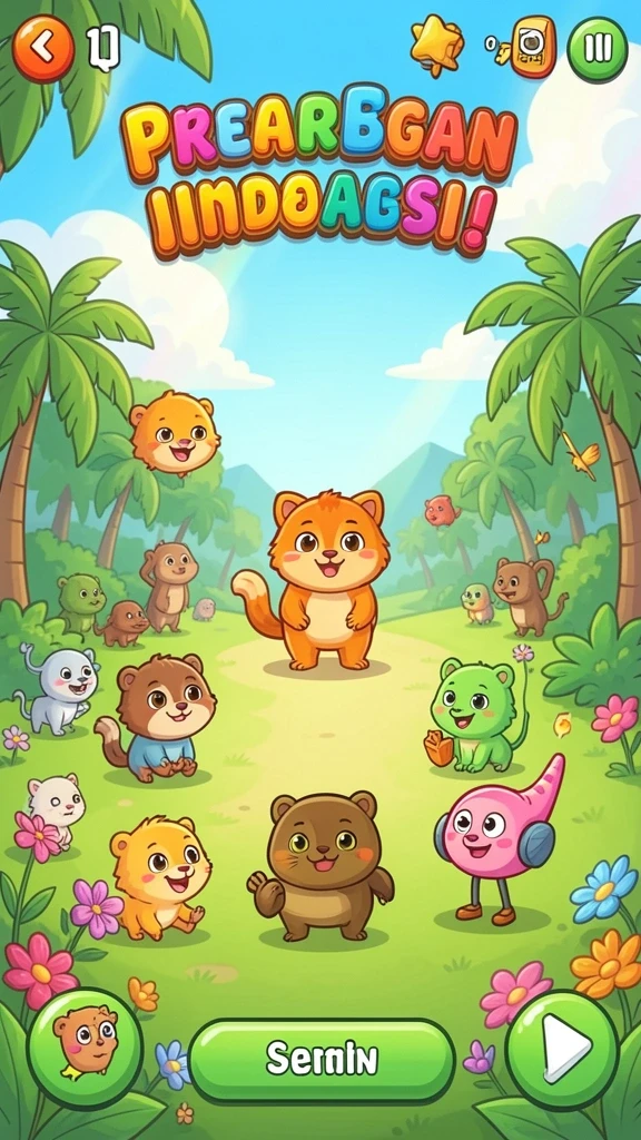 Screenshot menunjukkan karakter utama dalam aksi.