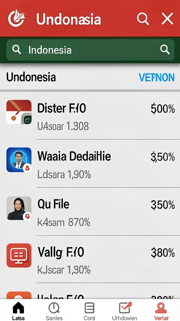 Tampilan antarmuka pengguna yang intuitif dan menarik.