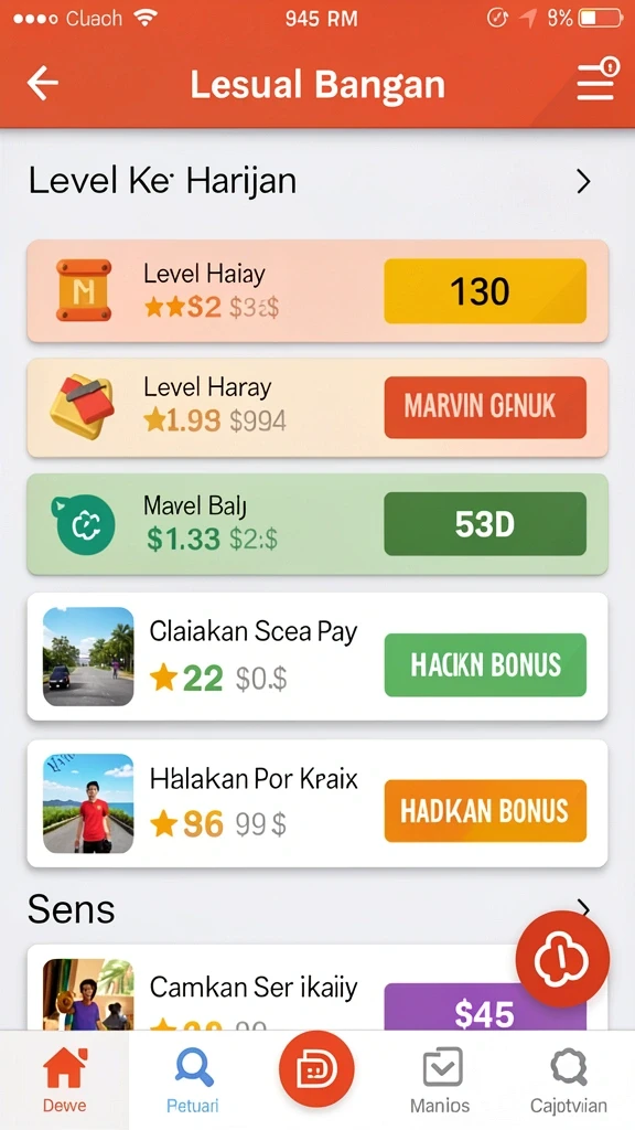 Tampilan antarmuka yang user-friendly.