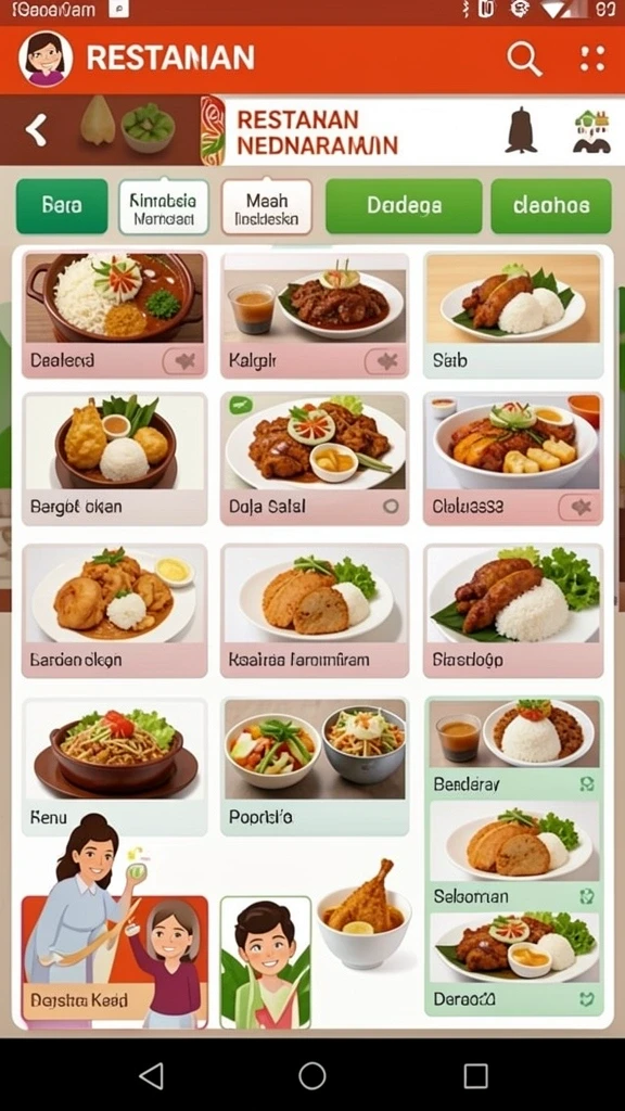 Tampilan antarmuka yang bersih dan modern.