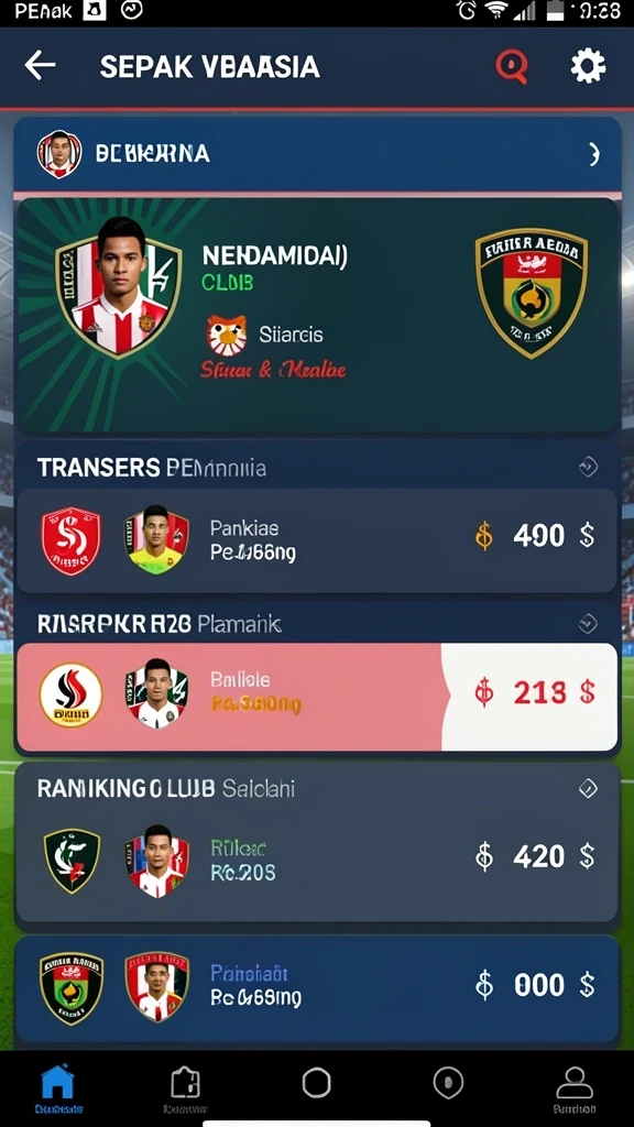 Berbagai tantangan menarik untuk dimainkan.