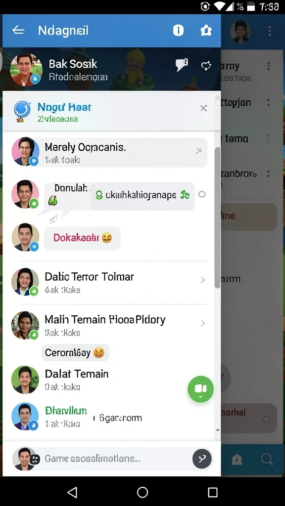 Tampilan awal aplikasi IKON777 yang menarik.