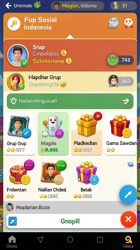 Fitur multiplayer yang membuat permainan lebih seru.