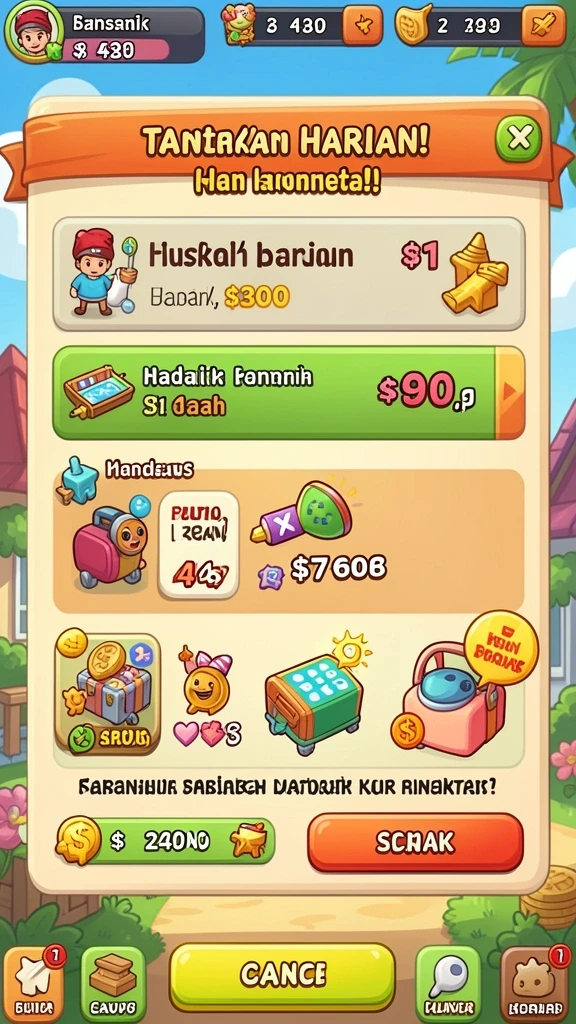 Karakter-karakter unik dengan kemampuan khusus.