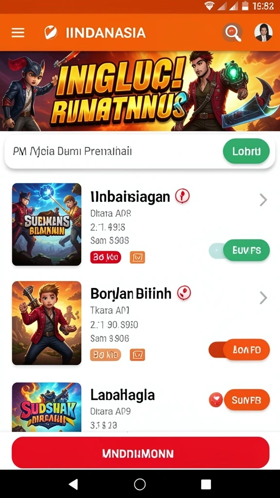 Grafis yang memukau dan menarik perhatian.