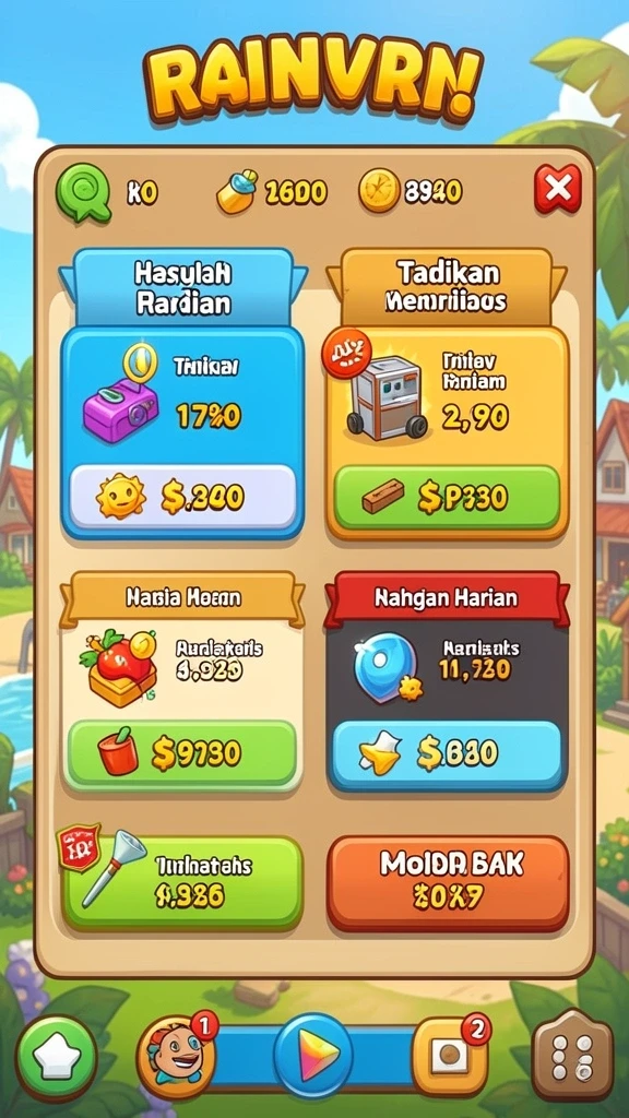 Tampilan antarmuka yang menarik dan mudah dinavigasi.