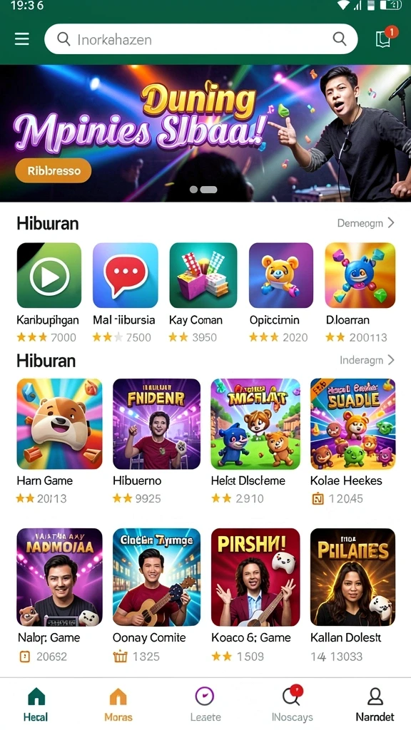 Fitur multiplayer untuk bermain bersama teman.