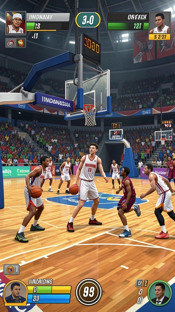 Tampilan awal game dengan karakter utama yang menawan.