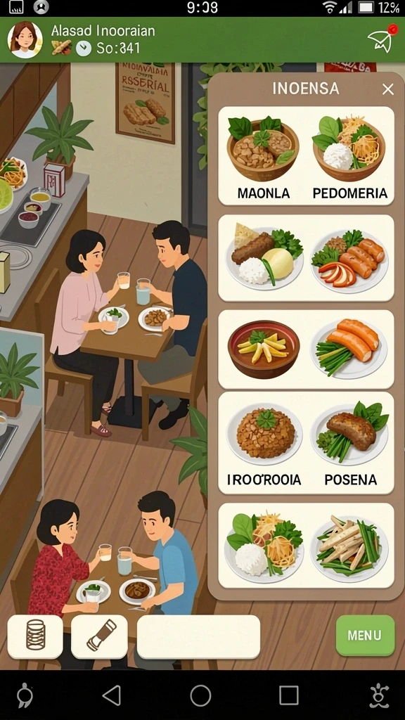 Fitur sosial memungkinkan interaksi antar pengguna.