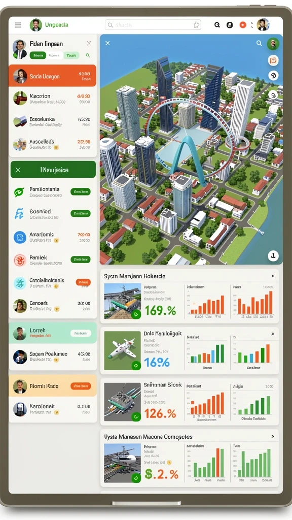Screenshot menunjukkan tampilan utama MIGASPIN yang mengesankan.