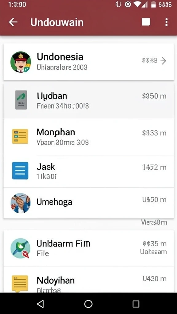 Tampilan antarmuka yang modern dan mudah digunakan.