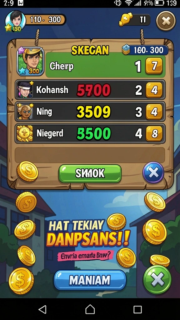 Karakter-karakter unik dalam <strong>MUSANG178</strong>.