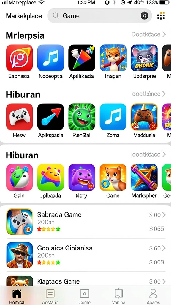 Lingkungan balapan yang dinamis dan bervariasi.