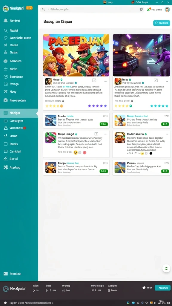 Screenshot level baru yang penuh tantangan.