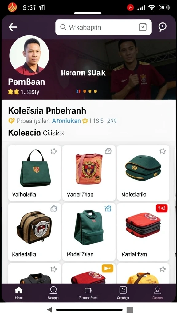 Karakter dengan desain menarik dan bervariasi.