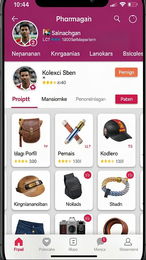 Karakter unik siap membantu petualangan.
