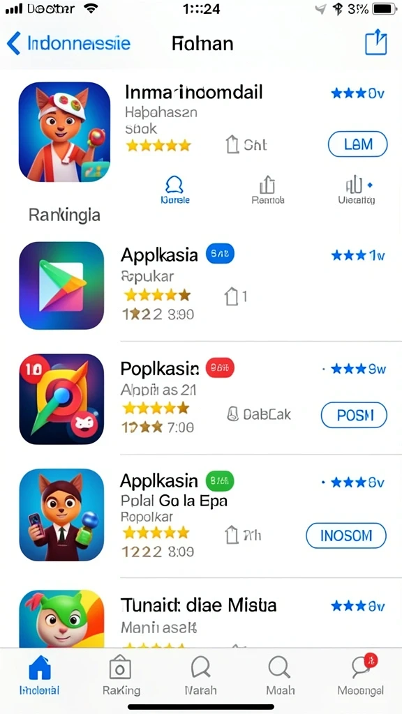 Tampilan antarmuka yang menarik dan user-friendly.