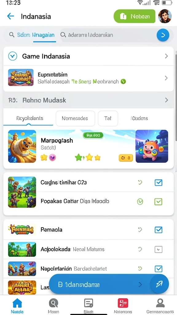Screenshot gameplay saat menyelesaikan misi harian.