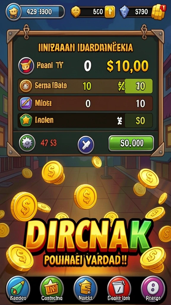 Misi harian yang menarik dan menguntungkan.