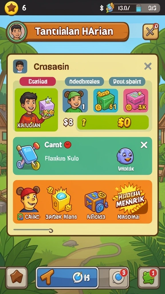 Tampilan awal game yang memukau.