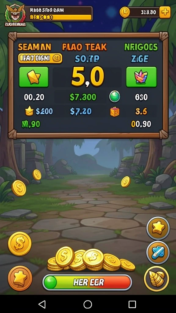 Tangkapan layar menunjukkan pemandangan indah dari dunia RPGAME.
