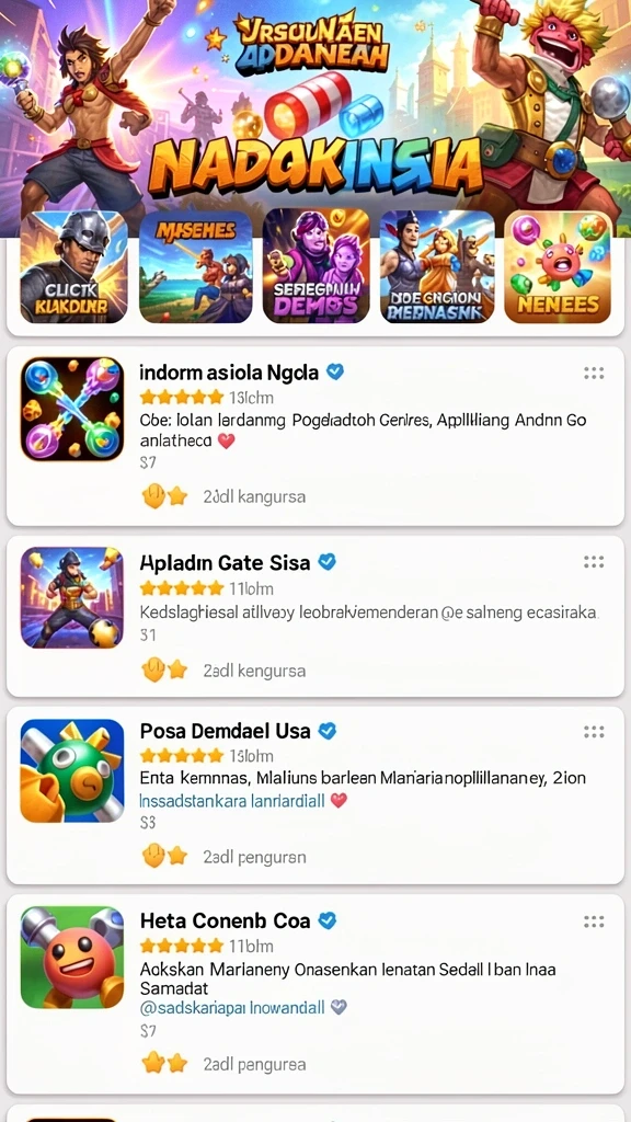 Beragam karakter dengan kemampuan unik.