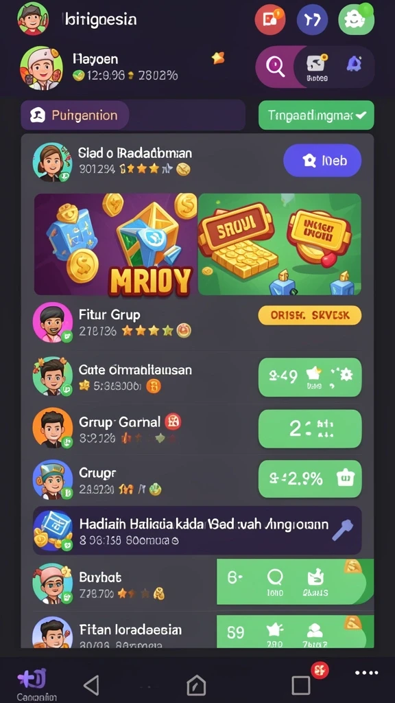 Grafis menawan membuat pengalaman bermain semakin seru.