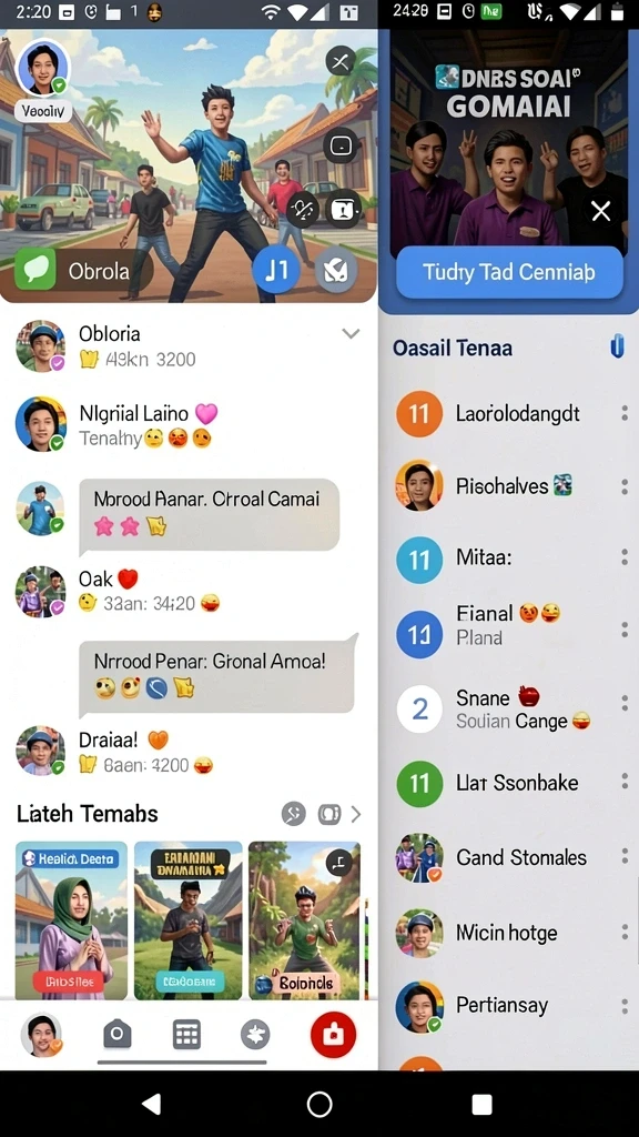 Tampilan antarmuka yang intuitif dan user-friendly.