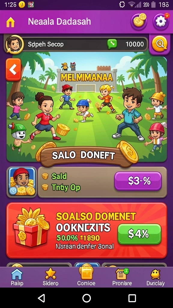 Screenshot level permainan menantang di SIA777.
