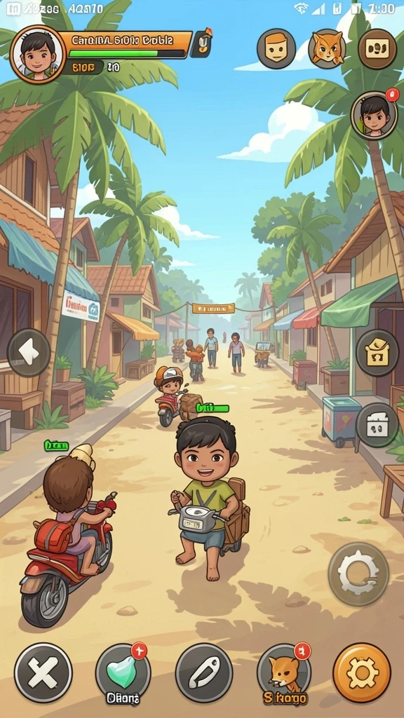Berbagai mode permainan yang seru dan menantang.