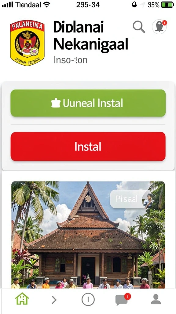 Tampilan antarmuka utama VALOHOKI yang menarik.